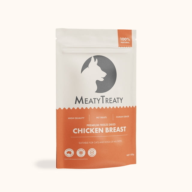 Meaty Treaty Freeze-Dried Chicken Breast 100g