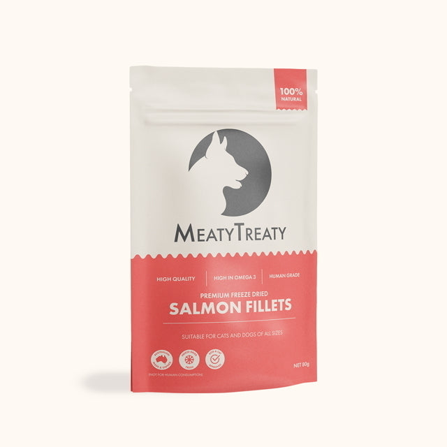 Meaty Treaty Freeze-Dried Salmon Fillet 80g