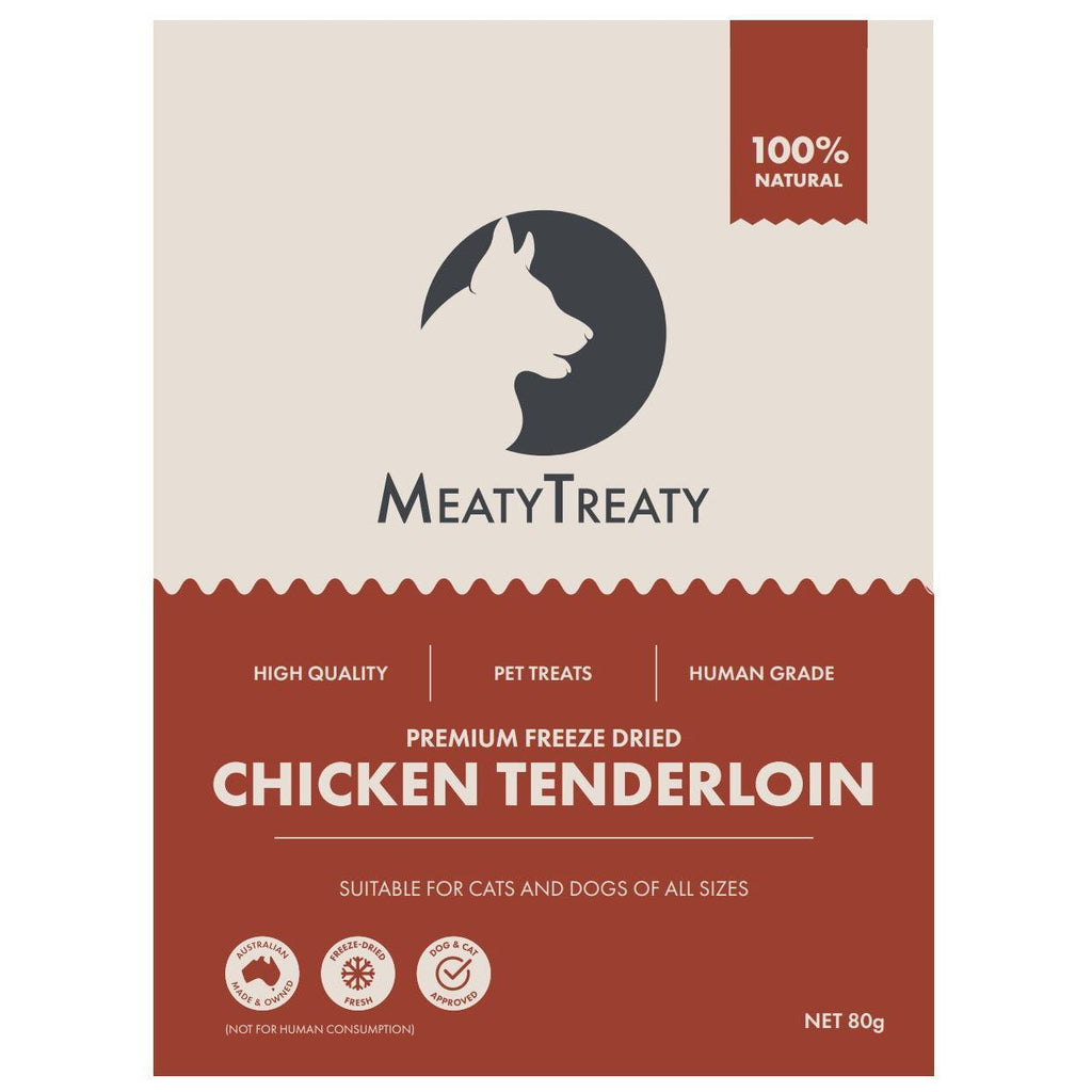 Meaty Treaty Freeze-Dried Chicken Tenderloin 80g