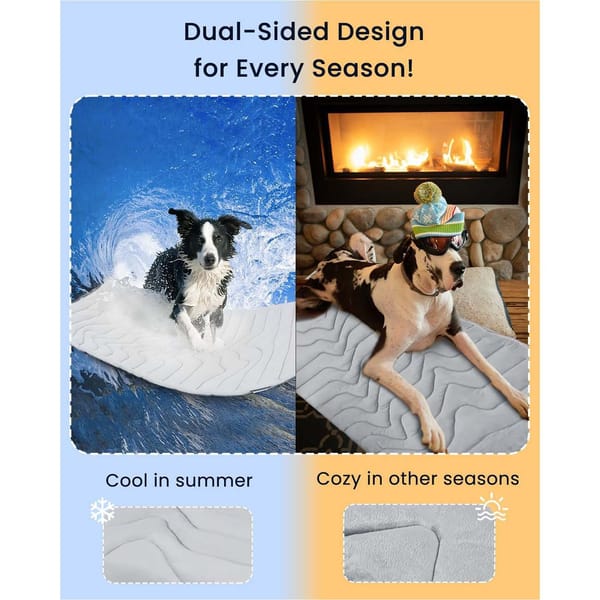The Chill Mat in use